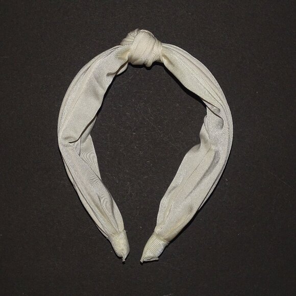 Accessories - Ivory pleated headband